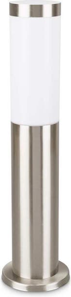 PROLIGHT tuinpaal - E27 max 20W spaarlamp - IP44 - inox, Ophalen of Verzenden, Zo goed als nieuw