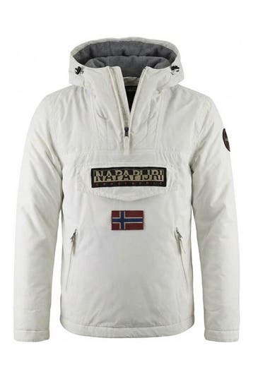 Napapijri Jas in maat XS Wit, Napapijri, Verzenden, Zo goed als nieuw, Wit