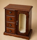 Sieradendoos - Hout, Messing - Juwelenkist met carillon