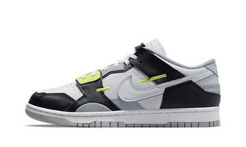 Nike Dunk Low Scrap Wolf Grey Light Lemon Twist, Nieuw