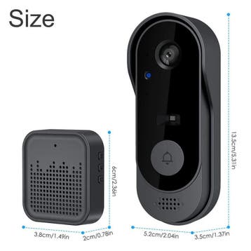 Slimme Wifi Video Deurbel met Camera en Nachtzicht, Verzenden