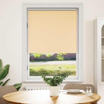vidaXL Rolgordijn verduisterend 84,4 x 175 cm stofbreedte 80, Verzenden, Nieuw, Beige