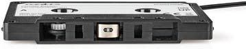 Cassette adapter - 3,5 mm - Zwart - Nedis, Cd's en Dvd's, Verzenden, Zo goed als nieuw