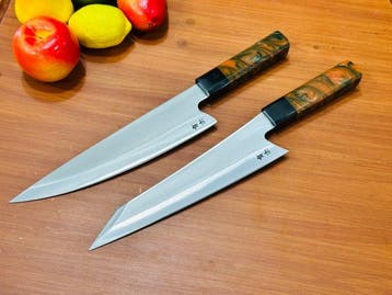 Keukenmes - Japanse koksmessen - Handgemaakt Japans staal