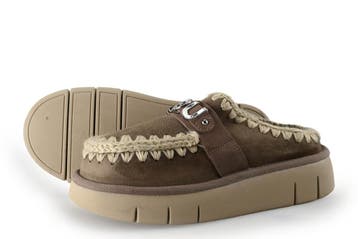 Mou Pantoffels in maat 39 Cognac, Mou, Overige kleuren, Verzenden, Zo goed als nieuw