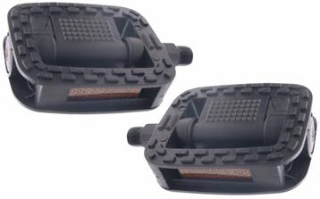 Fietspedalen Edge Comfort Anti-Slip - Zwart, Verzenden, Nieuw