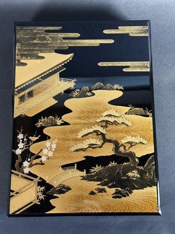 Aizu-lakdoos voor documenten “Hatsune” – ontwerp Genji