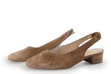 Gabor Slingbacks in maat 37½ Beige, Kleding | Dames, Verzenden, Beige, Gabor, Gedragen