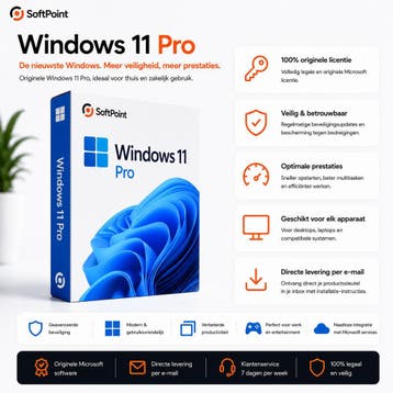 Windows 11 Pro licentie - Direct per e-mail geleverd, Verzenden, Nieuw