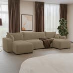 Luxe Complete Zithoek – Snel in Huis en Gratis Bezorgd !, Ophalen of Verzenden, Nieuw, Leer, Tijdloos