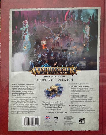 Disciples of Tzeentch Battletome (Warhammer Age of Sigmar, Hobby en Vrije tijd, Ophalen of Verzenden, Nieuw