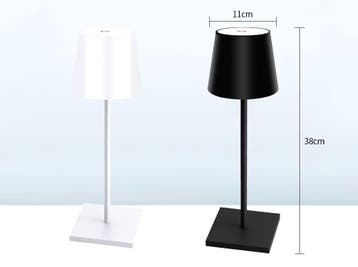 LED Tafellamp Touch Sensor, Oplaadbaar, Draadloos, Dimbaar, Huis en Inrichting, Lampen | Tafellampen, Verzenden, Nieuw, Minder dan 50 cm