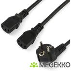 StarTech.com C13 voedingskabel Schuko CEE7 naar 2x C13 2 m, Verzenden, Nieuw