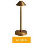 De Lampenbaas | Oplaadbare Tafellamp Pavone, Ophalen of Verzenden, Zo goed als nieuw, Modern & Minimalistisch, Metaal