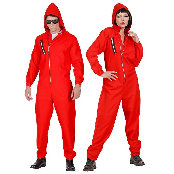 Rode Overal Kostuum La Casa de papel Budget, Kleding | Dames, Carnavalskleding en Feestkleding, Nieuw, Ophalen of Verzenden