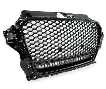 Grill Audi A3 8V RS3 look 2012-2016 Zwart, Auto-onderdelen, Overige Auto-onderdelen, Ophalen of Verzenden, Nieuw