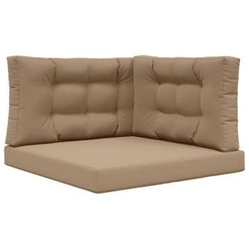 Buiten bankkussen 80x80cm Taupe | Retourdeal 34% Korting, Ophalen of Verzenden, Zo goed als nieuw