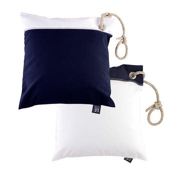 Waterdichte bootkussens 40x40 2 stuks Navy, Ophalen of Verzenden, Nieuw