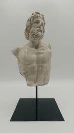 sculptuur, Busto di Asclepio - 41 cm - marmerstof