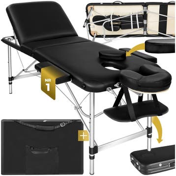 3 zones massagetafel met 5cm vulling en aluminiumframe, Verzenden, Nieuw