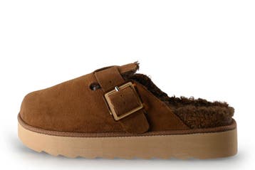 Colors of California Instappers in maat 40 Cognac, Kleding | Dames, Schoenen, Overige kleuren, Verzenden, Instappers, Zo goed als nieuw