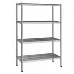 GGM Gastro | RVS stelling - 1230x400mm - Diepte: 400mm - met, Verzenden, Nieuw, Effen, Bord(en)