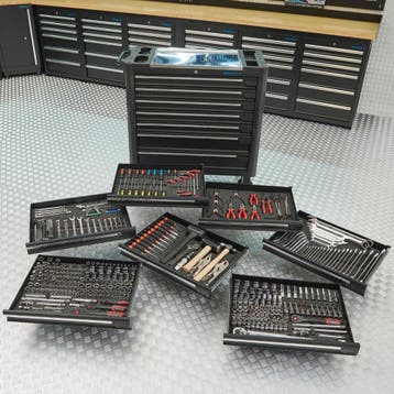 Datona Gereedschapswagen XL + Mach VII - Datona - Zwart, Doe-het-zelf en Verbouw, Ophalen of Verzenden, Nieuw