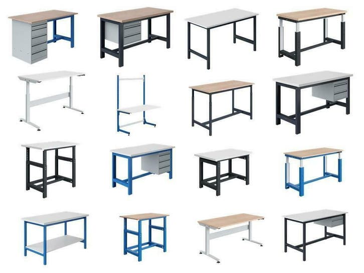 Ergonomische Werktafels Werkbanken GECERTIFEERDE Hoogwaardig, Zakelijke goederen, Kantoor en Winkelinrichting | Kantoormeubilair en Inrichting