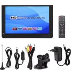 Draagbare TV 12 Inch Digitale TV met Accu en USB, Verzenden, Nieuw