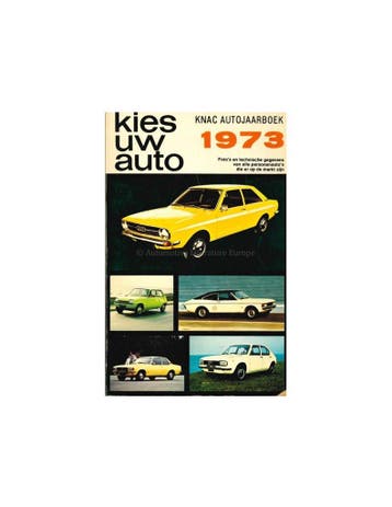 1973 KNAC AUTOJAARBOEK NEDERLANDS, Nieuw, Author
