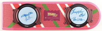 Back to the Future - Signed by 4: Michael J. Fox, Chris, Nieuw