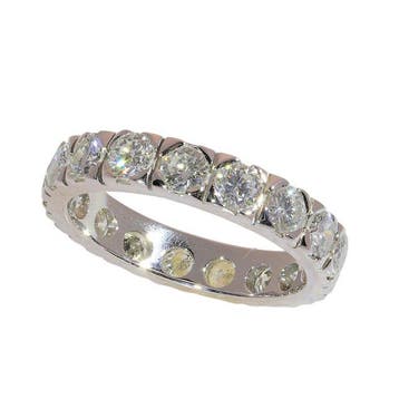 Ring - 18 karaat Witgoud - 2.55ct. tw. Diamant (Natuurlijk), Nieuw