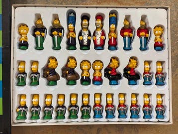 Schaakspel - The Simpsons 3-D Chess - Plastic