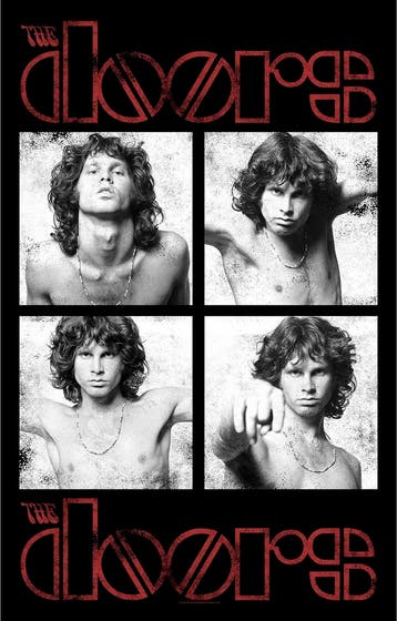 The Doors - Jim Morrison Textielposter officiële merchandise, Verzamelen, Ophalen of Verzenden, Nieuw, Poster, Artwork of Schilderij