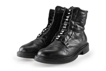 Omoda Veterboots Meisjes in maat 37 Zwart, Verzenden, Jongen of Meisje, Schoenen, Zo goed als nieuw
