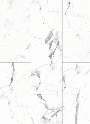 Laminaat tegel  |  Classen Visio Grande White Marble 57203, Ophalen, Nieuw