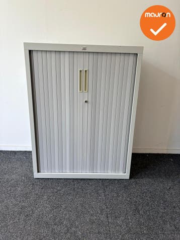 Schaffenburg roldeurkast - 105x80x45 - Witgrijs, Werkplek, Ophalen of Verzenden, Gebruikt, Kast