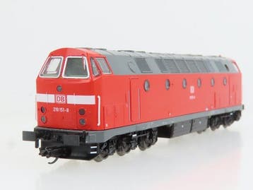 Piko TT - 47341 - Diesellocomotief (1) - BR 219 - DB, Nieuw