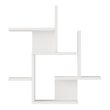 Wandrek Reyna 66x63x15 cm wit [en.casa], Verzenden, Nieuw