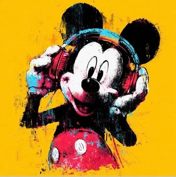 ERIC BRUMETTE - DJ MICKEY SAVED MY LIFE - Toile L - LIMITED