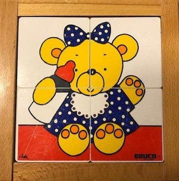 Educo puzzel Meisjes beer (zie omschrijving), Verzenden, Nieuw