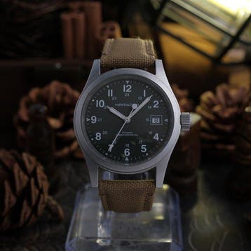 Hamilton - Khaki Mechanical Manual Winding Field - Zonder, Nieuw