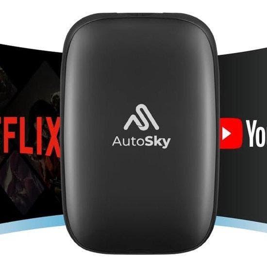 AutoSky AI Box Lite Draadloze CarPlay & Android Auto Dongle, Auto diversen, Auto-accessoires, Nieuw, Verzenden