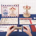 Robotime Zweefmolen Music Box Bouwpakket Knutselen Hobby..., Verzenden, Nieuw