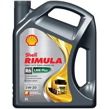 Shell Rimula R6 Lme Plus 5W30 5L, Verzenden