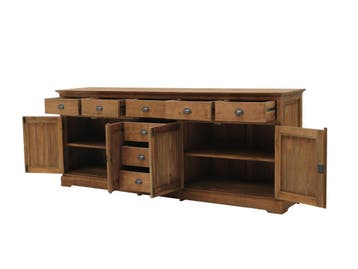 Dressoir 240 cm – laden en deuren – maatwerk mogelijk, Ophalen of Verzenden, Nieuw