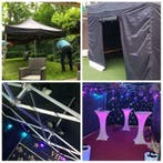 Vouwtent partytent zwarte tent easy up huren staat in 1 min, Ophalen, Nieuw