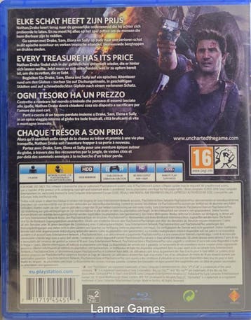 Uncharted 4 A thiefs End (ps4 tweedehands game), Ophalen of Verzenden, Zo goed als nieuw