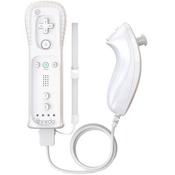 Thredo Remote Controller + Nunchuk voor Nintendo Wii / Wii U, Spelcomputers en Games, Verzenden, Nieuw, Draadloos, Wii-mote of Nunchuck