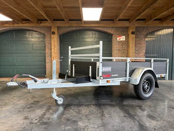Anssems aluminium aanhanger geremd 251x130cm, Nieuw